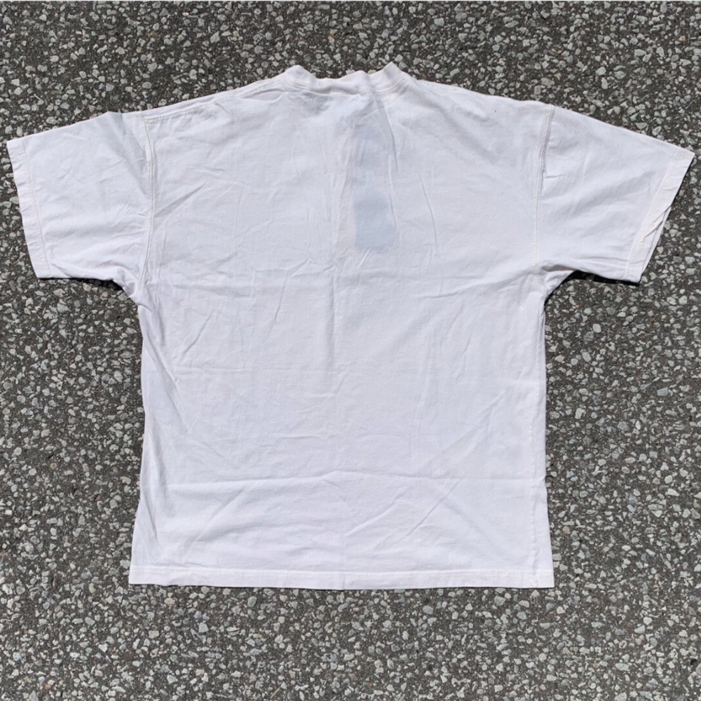 Vtg 90s Disney Winnie The Pooh Mickey Inc Embroidered Henley Cream Unisex (L/XL) - Picture 3 of 5